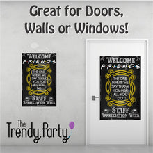 Load image into Gallery viewer, Friends Themed Staff Appreciation Week Poster | Chalk Board Design