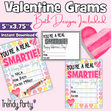Load image into Gallery viewer, Valentine's Day Grams | Fundraiser for PTO or PTA | Real Smartie Design