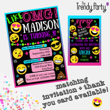 Load image into Gallery viewer, Emoji Birthday Party Banner