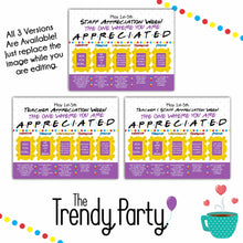 Load image into Gallery viewer, Friends Appreciation Week Flyer | Teacher & Staff Appreciation