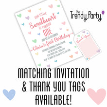 Load image into Gallery viewer, Sweetheart Birthday Banner