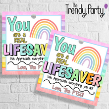 Load image into Gallery viewer, You are a Real Lifesaver Tag - Fully Editable
