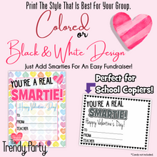 Load image into Gallery viewer, Valentine&#39;s Day Grams | Fundraiser for PTO or PTA | Real Smartie Design
