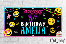 Load image into Gallery viewer, Emoji Birthday Party Banner
